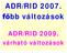 ADR/RID 2007. bb változások