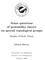 Some questions of probability theory on special topological groups. Outline of Ph.D. Thesis