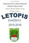 Letopis za školsku 2015/2016. godinu. OSNOVNA ŠKOLA KARAS KAROLINA HORGOŠ / MALE PIJACE Kárász Karolina Általános Iskola Horgos / Kispiac