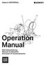 Geberit UNIVERSAL. Operation Manual. Betriebsanleitung Manuel d'utilisation Istruzioni di funzionamento