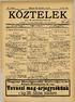 KÖZTELEK KÖZ- ÉS MEZŐGAZDASÁGI LAP. (TOlio/iITOB^i. TÁfiSUtüT Ae országos m. gazdasági egyesület tagjai ingyen kapják.