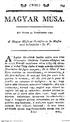 MAGYAR MÜSA, 0. _ Kök Bétsbet* 24, Nóvemberbefí i?87é. aí* Magyar Miifánaí btvitéfiré at ín Muj&m ezzel Kedveshdik / JD* /FI