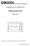 MINIKONYHA HASZNÁLATI ÚTMUTATÓ. Modell: OMK-30. Csak háztartási használatra