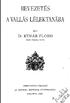 BEVEZETES. A VALLAS IlLEKTANABA. Dr. KUHAR FLORIS SZENT-ISTVAN-TARSULAT. AZ APOSTOLI SZENTSZEK KONYVKIADoJA BUDAPEST, 1926. I RTA