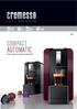 compact Automatic Coffee experience engineered in Switzerland