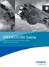 WEDECO BX Széria MAXIMÁLIS FERTŐTLENÍTÉSI TELJESÍTMÉNY MINIMÁLIS ENERGIAFOGYASZTÁS MELLETT