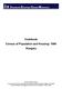 Codebook Census of Population and Housing: 1980 Hungary