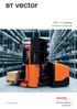 www.toyota-forklifts.hu 1.0 1.5 tonna Szűkfolyosós targoncák