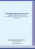 I. Betegbiztonsági Konferencia a Magyar Betegbiztonsági Társaság és a Semmelweis Egyetem I. sz. Sebészeti Klinika szervezésében