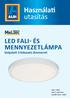 LED FALI- ÉS MENNYEZETLÁMPA