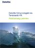 Deloitte Könyvvizsgáló és Tanácsadó Kft. Átláthatósági jelentés