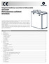 Telepítési kézikönyv (szerelési és felhasználói) QR350ABP Hővisszanyeréses szellőztető berendezés