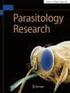 PARASITOLOGY HUNGARICA