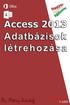 Access 2013 Adatbázisok létrehozása
