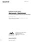 Network Walkman NW-E55/E75. Hordozható IC audio lejátszó. Kezelési útmutató (1) 2004, Sony Corporation