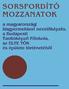 SORSFORDÍTÓ MOZZANATOK. a magyarországi kisgyermekkori nevelőképzés, a Budapesti Tanítóképző Főiskola, az ELTE TÓK és épülete történetéből