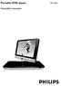Portable DVD player PET1030. Használati útmutató
