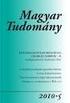 Magyar Tudomány 2010/8. Szeredi Alföldi Csom Mészáros A vízenergia-hasznosítás