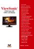 ViewSonic. V3D241wm-LED 120Hz LCD Display. Model No. : VS13189