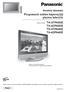 Progresszív széles képernyőjű plazma televízió TH-37PA50E TH-42PA50E TH-37PA40E TH-42PA40E. Kezelési útmutató. Magyar.