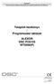 Telepítői kézikönyv / Programozási táblázat ALEXOR DSC PC9155 WT5500(P)