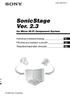 SonicStage Ver. 2.3 for Micro HI-FI Component System