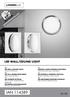 IAN LED WALL/CEILING LIGHT. LED WALL/CEILING LIGHT Operation and Safety Notes