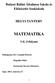 Balassi Bálint Általános Iskola és Előkészítő Szakiskola HELYI TANTERV MATEMATIKA 1-4. évfolyam