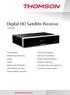 Digital HD Satellite Receiver