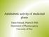 Antidiabetic activity of medicinal plants. Tímea Bencsik, Pharm.D, PhD Department of Pharmacognosy University of Pécs