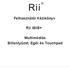 Felhasználói Kézikönyv. Rii i8/i8+ Multimédiás Billentyűzet, Egér és Touchpad