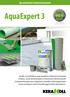 ÖKO-KOMPATIBILIS VÍZSZIGETELŐ RENDSZER. AquaExpert 3