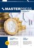 magazin MASTERPRESS 2012/1 15 éve Önökért A Masterplast csoport története Tőzsdén a Masterplast részvények rovatcím