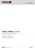 PWHC PWHS Gázkondenzációs kazán. Kezelési útmutató Szerelési kézikönyv 1097 BUDAPEST, HATÁR ÚT 50/A