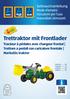 Trettraktor mit Frontlader