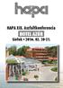 HAPA XIX. Aszfaltkonferencia HOTEL AZÚR. Siófok