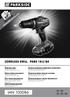 IAN CORDLESS DRILL PABS 18-Li B4. CORDLESS DRILL Operation and Safety Notes Translation of original operation manual