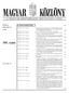 105. szám A MAGYAR KÖZTÁRSASÁG HIVATALOS LAPJA. Budapest, jú li us 27., szerda TARTALOMJEGYZÉK. Ára: 1794, Ft. Oldal