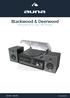 Blackwood & Deerwood Plattenspieler mit CD / Tape / USB / FM-Radio