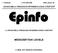 7. évfolyam 1. KÜLÖNSZÁM január 20. JOHAN BÉLA ORSZÁGOS EPIDEMIOLÓGIAI KÖZPONT. Epinfo A JOHAN BÉLA ORSZÁGOS EPIDEMIOLÓGIAI KÖZPONT