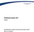 PORSCHE BANK ZRT. Budapest. kockázatkezelésre vonatkozó információk nyilvánosságra hozatala évre vonatkozóan