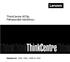 ThinkCentre M73p Felhasználói kézikönyv. Géptípusok: 10K9, 10KA, 10KB és 10KC
