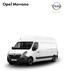 Opel Movano CV. 2.3 CDTI BiTurbo Start/Stop MT (120 kw/165 LE) 2.3 CDTI BiTurbo Start/Stop MT (100 kw/135 LE) 2.3 CDTI MT (81 kw/110 LE)