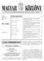 54. szám. II. rész JOGSZABÁLYOK. A Kormány rendeletei A MAGYAR KÖZTÁRSASÁG HIVATALOS LAPJA. A Kormány 111/2006. (V. 9.) Korm.