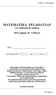 MATEMATIKA FELADATLAP a 6. évfolyamosok számára