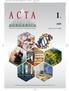ACTA PHARMACEUTICA HUNGARICA APHGAO 79, (1) (2009) A Magyar Gyógyszerésztudományi Társaság tudományos folyóirata
