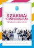 IIR SZAKMAI. KONFERENCIÁK Rendezvénynaptár IIR Magyarország Kft