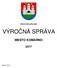 INDIVIDUÁLNA VÝROČNÁ SPRÁVA MESTO KOMÁRNO. Marec, 2018
