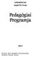 Székesfehérvári Árpád Úti Óvoda. Pedagógiai Programja. Érvényes: szeptember 1-től visszavonásig Készítette: Neubauer Jánosné