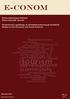 E-CONOM. Online tudományos folyóirat I Online Scientific Journal ISSN X. Kiadja I Publisher Soproni Egyetem Kiadó I University of Sopron Press